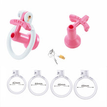 Afbeelding in Gallery-weergave laden, Pink and white negative urethral cage standard package