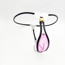Load image into Gallery viewer, Pink Of Love - Invisible Female Chastity Belt Adjustable - 4