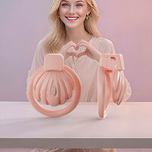 Load image into Gallery viewer, Pink Shell Chastity Cage 1