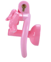 Lade das Bild in den Galerie-Viewer, Pink skull negative cage side view