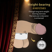 Load image into Gallery viewer, Stainless Steel Weighted Scrotal Stretcher Ring