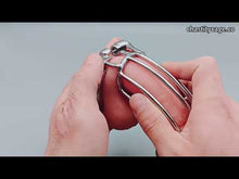 Load and play video in Gallery viewer, Steel Huge Chastity Cage