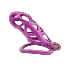 Load image into Gallery viewer, Purple Slave Mamba Chastity Cock Cage material close-up