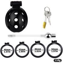 Load image into Gallery viewer, Resin Breathable Male Chastity Cage -12