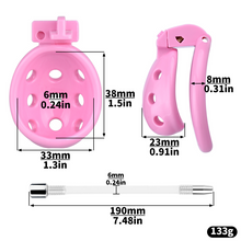 Load image into Gallery viewer, Resin Breathable Male Chastity Cage -3
