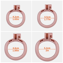 Load image into Gallery viewer, Textured ABS Resin Inverted Chastity Cage