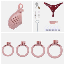 Load image into Gallery viewer, Realistic-Texture Resin Chastity Cage With Pee Hole