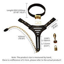 Load image into Gallery viewer, Female Chatity Leather Belt