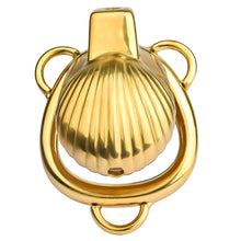 Load image into Gallery viewer, Shell Design Golden Chastity Cage -1
