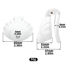 Load image into Gallery viewer, Shell Shaped Chastity Cage