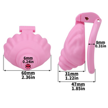 Load image into Gallery viewer, Shell Shaped Chastity Cage