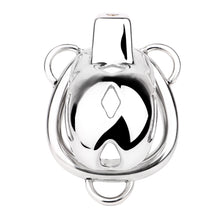 Load image into Gallery viewer, Short Smooth Stainless Steel Mamba Cage with Belt 2026 Edition detail view