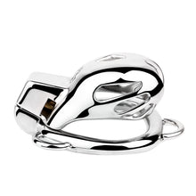 Load image into Gallery viewer, Short Smooth Stainless Steel Cobra Cage with Belt