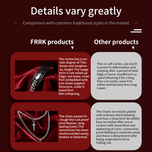 Load image into Gallery viewer, Silver Scale Armor Chain Chastity Pants front plate and chain comparison graphic