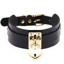 Load image into Gallery viewer, Sissy Choker w/ Heart Shaped Lock