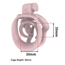 Load image into Gallery viewer, Compact Birdcage Resin Chastity Cage