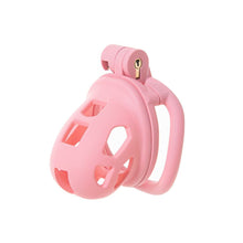 Load image into Gallery viewer, Friendly Pink Mamba Chastity Cage side view