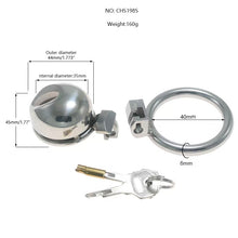 Load image into Gallery viewer, Steel Small Chastity Cage Easy To Pee -3 size