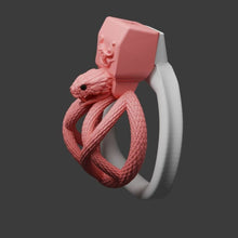Load image into Gallery viewer, Snakes Entwined Chastity Cage