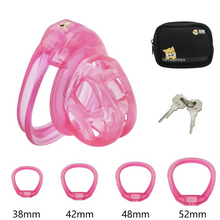 Load image into Gallery viewer, Rubber Cobra Chastity with Invisible Key
