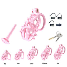 Load image into Gallery viewer, Spiked Flexi Chastity Cage