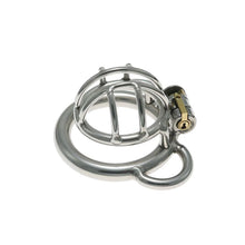 Load image into Gallery viewer, Split Small Steel Chastity Cage 2