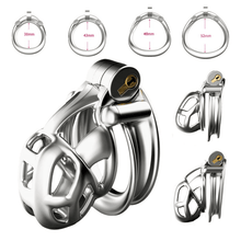 Load image into Gallery viewer, Stainless Steel Cobra Chastity Device 6.0
