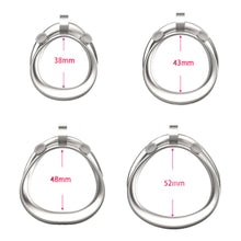 Load image into Gallery viewer, Stainless Steel Cobra Chastity Device 6.0