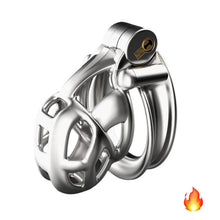Load image into Gallery viewer, Stainless Steel Cobra Chastity Device 6.0