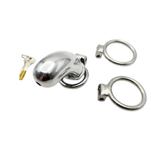 Load image into Gallery viewer, Stainless Steel Long Cylindrical Chastity Device 5