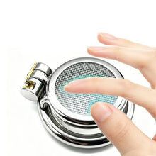 Load image into Gallery viewer, Flat Stainless Steel Star-Mesh Chastity Cage