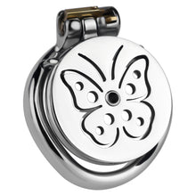 Load image into Gallery viewer, Steel Butterfly Flat Chastity Lock - 8