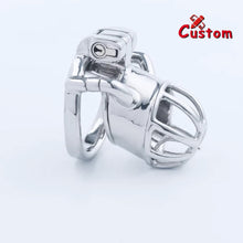 Load image into Gallery viewer, Stainless Steel Custom Chastity Cage With PA T15