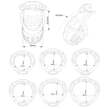 Load image into Gallery viewer, Tartarus Textured Resin Chastity Cage