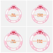 Lade das Bild in den Galerie-Viewer, Pink base rings with 4, 4.5, 5 and 5.5 cm internal diameters