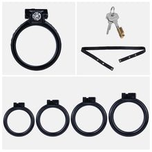 Load image into Gallery viewer, Contract of Time Stone-Accented Resin Chastity Cage