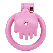 Load image into Gallery viewer, Palm Shaped Sissy Chastity Cage