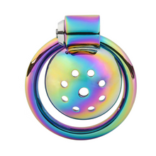 Load image into Gallery viewer, 1-Click Unlock Metal Chastity Cage
