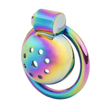 Load image into Gallery viewer, 1-Click Unlock Metal Chastity Cage