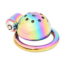 Load image into Gallery viewer, 1-Click Unlock Metal Chastity Cage
