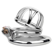 Lade das Bild in den Galerie-Viewer, Compact Lattice Stainless Steel Chastity Cage