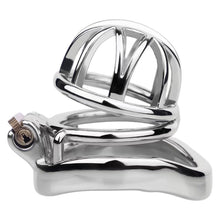 Lade das Bild in den Galerie-Viewer, Compact Lattice Stainless Steel Chastity Cage