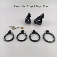 Load image into Gallery viewer, Two Cages Male Chastity Devices - 6