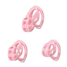 Load image into Gallery viewer, Upgrade Invisible Pink Cobra Chastity Cage