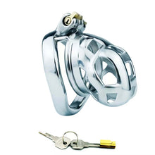 Load image into Gallery viewer, Upgrade Tight Mamba Chastity Cage lock and ring details