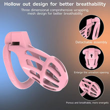 Lade das Bild in den Galerie-Viewer, Vertical-Slot Resin Chastity Cage