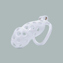 Load image into Gallery viewer, While Hole Mamba Chastity Cage Kit 1.77 To 4.13 Inches Long material close-up