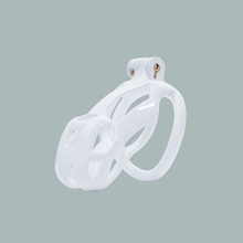 Load image into Gallery viewer, White Mamba Chastity Cage Kit 1.77 To 4.13 Inches Long kit details