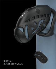Load image into Gallery viewer, Wireless Remote Control Electric Shock Chastity Cage