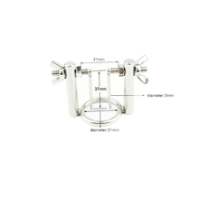 Load image into Gallery viewer, Ringed Masturbator Stainless Urethral Sound